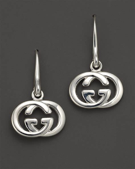 gucci silver earrings for women.